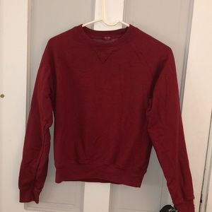 Brandy Melville Red Crewneck Sweatshirt